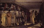Phidias Showing the Frieze of the Parthenon to his Friends (mk23) Alma-Tadema, Sir Lawrence